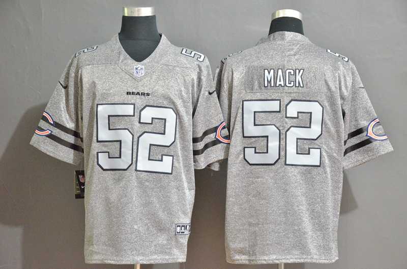 Nike Bears 52 Khalil Mack 2019 Gray Gridiron Gray Vapor Untouchable Limited Jersey,We sell and wholesale Nike Bears 52 Khalil Mack 2019 Gray Gridiron Gray Vapor Untouchable Limited Jersey on line form chian!